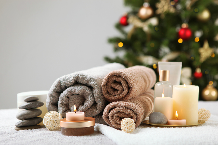 Salon materials for holiday salon services